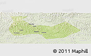 Physical Panoramic Map of Nanbu, lighten