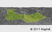 Satellite Panoramic Map of Nanbu, desaturated