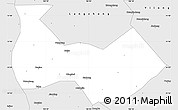 Silver Style Simple Map of Nanbu