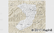 Classic Style 3D Map of Nanjiang