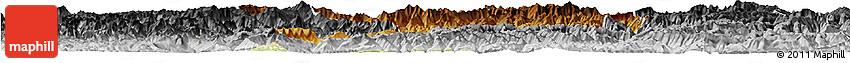 Physical Horizon Map of Nanjiang, desaturated