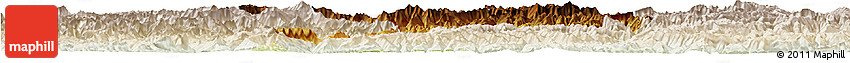 Physical Horizon Map of Nanjiang, lighten