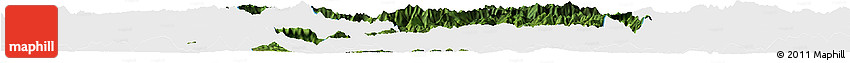 Satellite Horizon Map of Nanjiang, single color outside