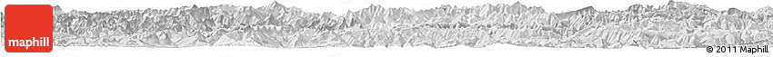 Silver Style Horizon Map of Nanjiang