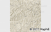 Shaded Relief Map of Nanjiang