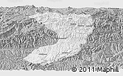 Gray Panoramic Map of Nanjiang