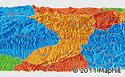 Political Panoramic Map of Nanjiang