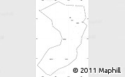 Blank Simple Map of Nanjiang, cropped outside