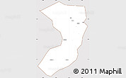Classic Style Simple Map of Nanjiang, cropped outside