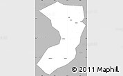 Gray Simple Map of Nanjiang