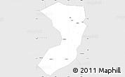 Silver Style Simple Map of Nanjiang
