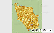 Savanna Style Map of Nanping, single color outside