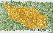 Savanna Style Panoramic Map of Nanping