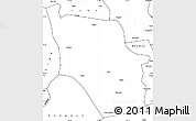 Blank Simple Map of Nanping