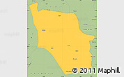 Savanna Style Simple Map of Nanping