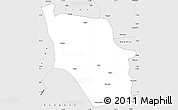 Silver Style Simple Map of Nanping