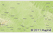 Physical 3D Map of Neijiang