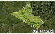 Satellite 3D Map of Peng An, darken