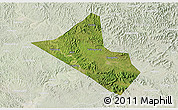 Satellite 3D Map of Peng An, lighten