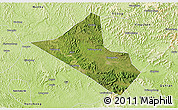 Satellite 3D Map of Peng An, physical outside