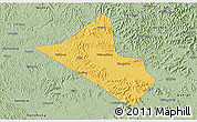 Savanna Style 3D Map of Peng An