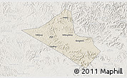 Shaded Relief 3D Map of Peng An, lighten