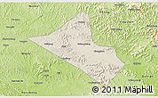 Shaded Relief 3D Map of Peng An, physical outside
