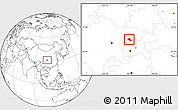 Blank Location Map of Peng An