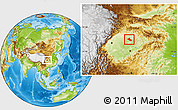 Physical Location Map of Peng An