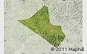 Satellite Map of Peng An, lighten