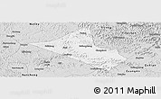 Silver Style Panoramic Map of Peng An