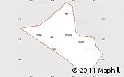 Classic Style Simple Map of Peng An, cropped outside