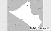 Gray Simple Map of Peng An