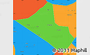 Political Simple Map of Peng An