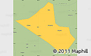 Savanna Style Simple Map of Peng An