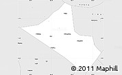 Silver Style Simple Map of Peng An