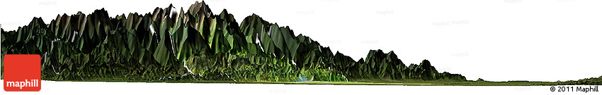 Satellite Horizon Map of Peng Xian, darken