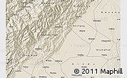 Shaded Relief Map of Peng Xian