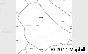 Blank Simple Map of Peng Xian