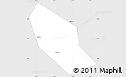 Silver Style Simple Map of Pi Xian