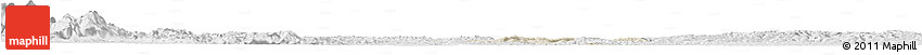 Shaded Relief Horizon Map of Qianwei, lighten, desaturated