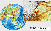 Physical Location Map of Qianwei