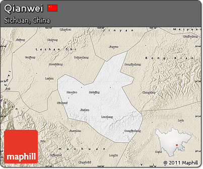 Classic Style Map of Qianwei
