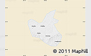 Classic Style Map of Qianwei, single color outside