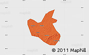 Political Map of Qianwei, single color outside