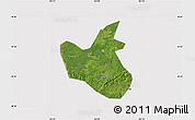 Satellite Map of Qianwei, cropped outside