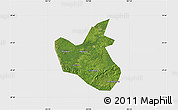 Satellite Map of Qianwei, single color outside