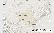 Shaded Relief Map of Qianwei, lighten