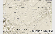 Shaded Relief Map of Qianwei