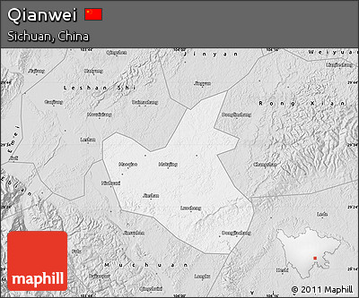 Silver Style Map of Qianwei